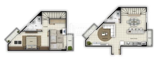 <strong>APARTAMENTO DUPLEX À VENDA NO CENTRO - EDIFÍCIO OLÍMPIA</strong>