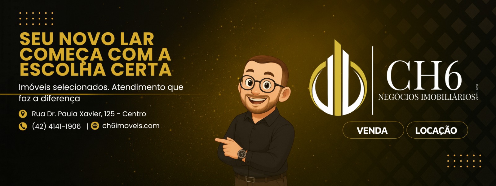 Banner CH6 Negócios Imobiliários