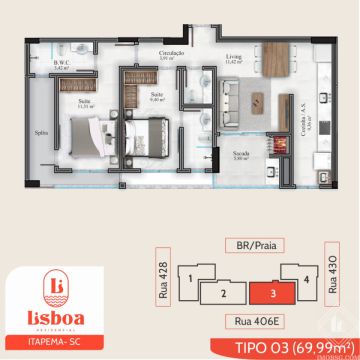 <strong>Apartamentos - Residencial Lisboa</strong>