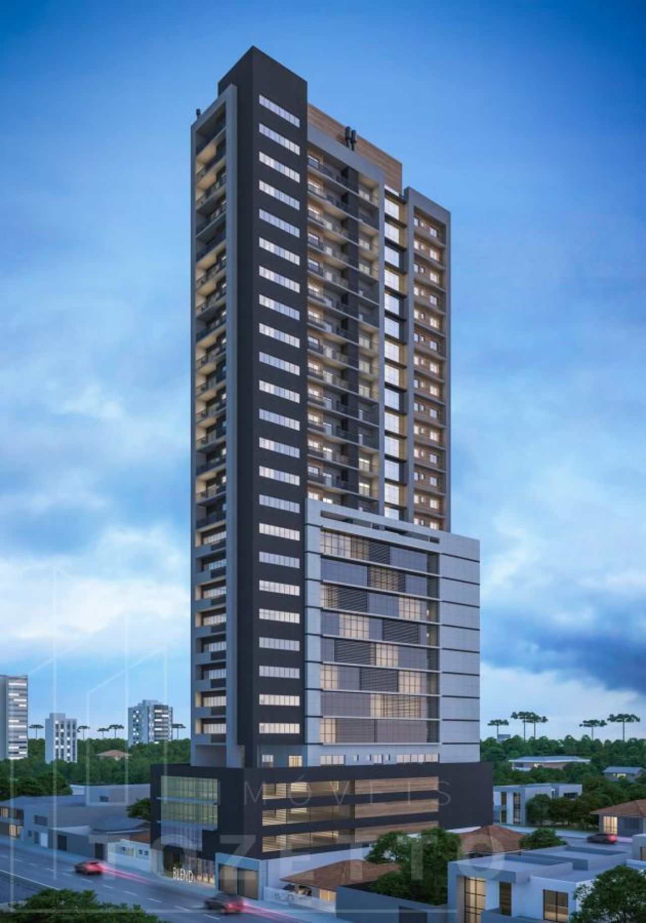 <strong>Apartamento no Blend Work Live, Centro</strong>