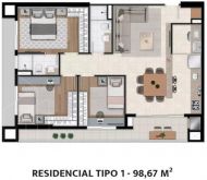 <strong>Apartamento no Blend Work Live, Centro</strong>