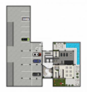 Apartamento De 3 Quartos E 1 Banheiro, No Up Residence
