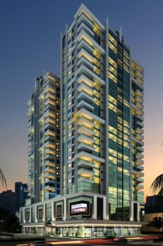 Apartamento Edifício Times Square, Meia Praia, Itapema-sc