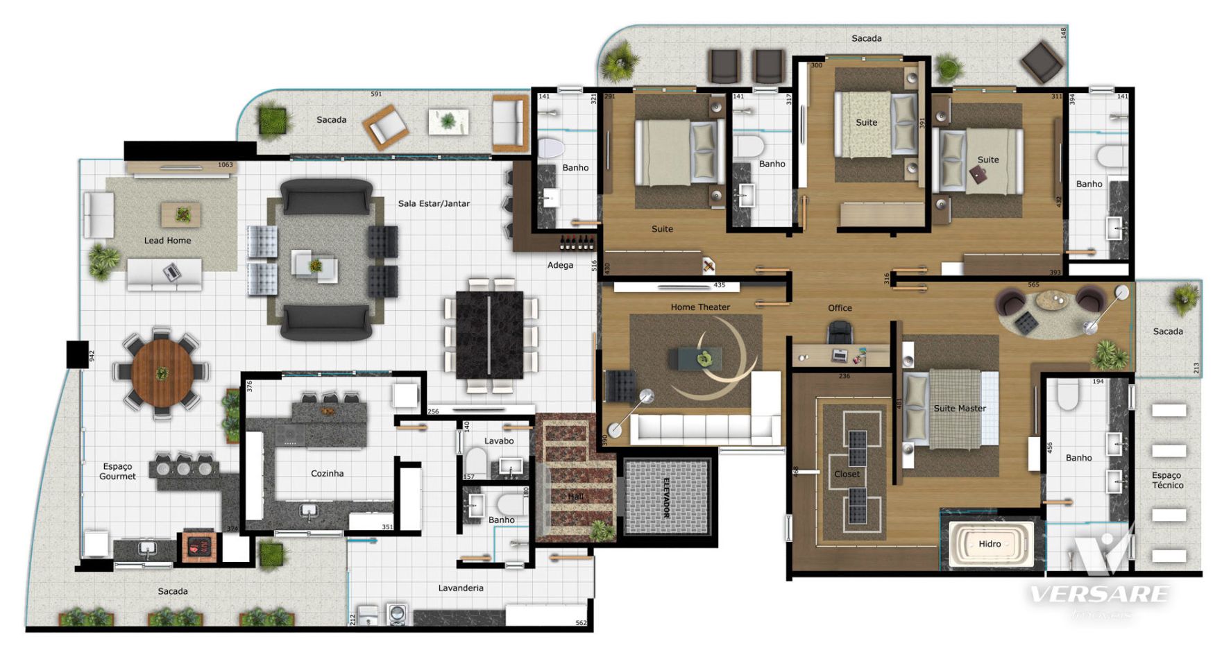 Apartamento Para Alugar No Edifício Côte D