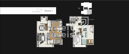 Edifício Palazzo Ferrara - Cobertura Duplex - Centro