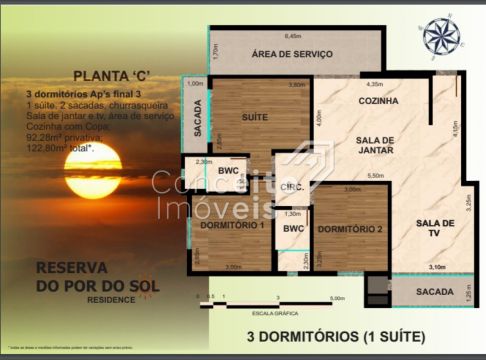 Edifício Reserva Por Do Sol - Centro - Apartamento