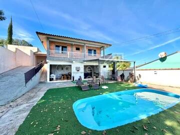 Foto Imóvel - Sobrado Semimobiliado Com Piscina - Colônia Dona Luiza