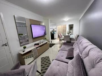 Foto Imóvel - Lindo Sobrado (3 Quartos Sendo 1 Suíte, 2 Vagas) - 97.13m² A