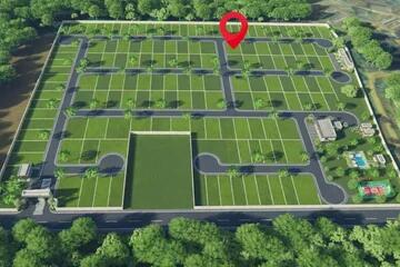 Foto Imóvel - Terreno De Esquina à Venda No Condomínio Valle Do Sol, Com 2