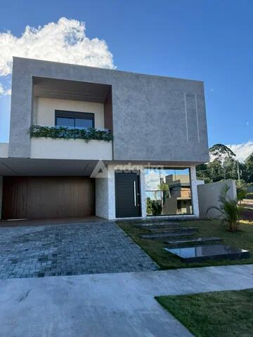 Foto Imóvel - Casa Alto Padrão Com 3 Suítes E Sala Com Pé Direito Duplo No Terras Alphaville,